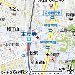 読売新聞　読売センター笠寺周辺の地図