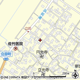 滋賀県守山市立田町1700周辺の地図