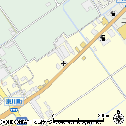 滋賀県近江八幡市東川町150周辺の地図