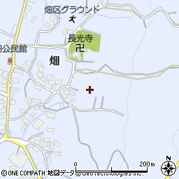 静岡県田方郡函南町畑周辺の地図