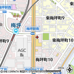 豊田警察署梅坪交番周辺の地図