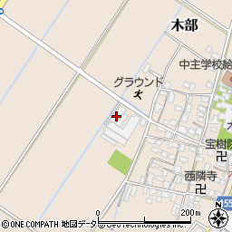 滋賀県野洲市木部221周辺の地図