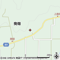 兵庫県丹波篠山市奥畑137周辺の地図