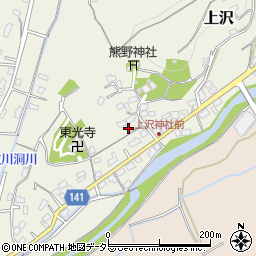 静岡県田方郡函南町上沢377周辺の地図