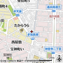 レスボアール 多加良浦店周辺の地図