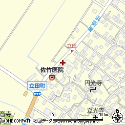 滋賀県守山市立田町1709周辺の地図