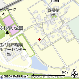 滋賀県近江八幡市竹町402周辺の地図