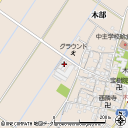 滋賀県野洲市木部221-2周辺の地図
