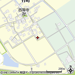 滋賀県近江八幡市竹町357周辺の地図