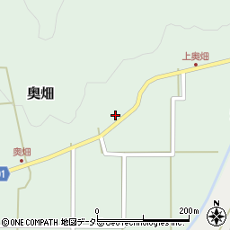 兵庫県丹波篠山市奥畑106周辺の地図
