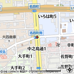 名四町南周辺の地図