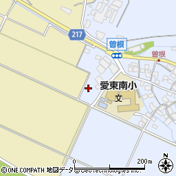 滋賀県東近江市曽根町1305周辺の地図