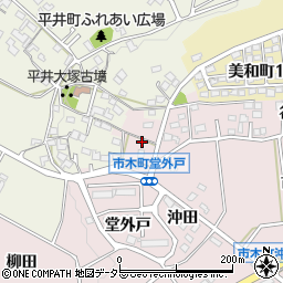 愛知県豊田市市木町谷耳太62周辺の地図