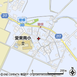 滋賀県東近江市曽根町981周辺の地図