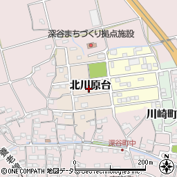 三重県桑名市北川原台周辺の地図