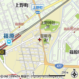 滋賀県近江八幡市安養寺町842周辺の地図