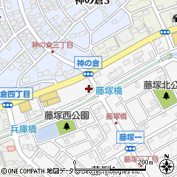 セブンイレブン名古屋藤塚店周辺の地図