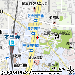 米久商店周辺の地図