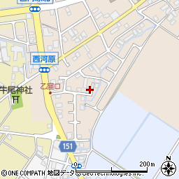 滋賀県野洲市西河原2298周辺の地図