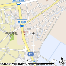 滋賀県野洲市西河原2302周辺の地図