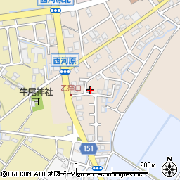 滋賀県野洲市西河原2303周辺の地図