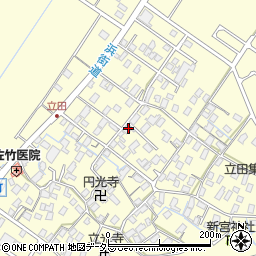 滋賀県守山市立田町1685周辺の地図