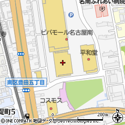 ケーズデンキ名古屋南店周辺の地図