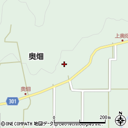 兵庫県丹波篠山市奥畑135周辺の地図