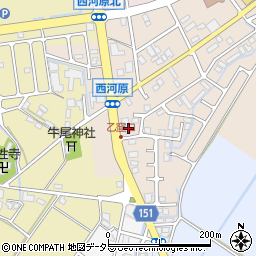滋賀県野洲市西河原2290周辺の地図
