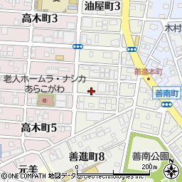 愛知県名古屋市港区油屋町4丁目22周辺の地図