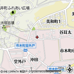 愛知県豊田市市木町谷耳太51周辺の地図