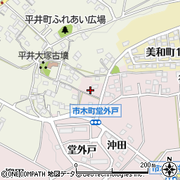 愛知県豊田市市木町谷耳太61周辺の地図