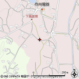 岡山県津山市下高倉東1519周辺の地図