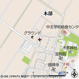 滋賀県野洲市木部798-1周辺の地図