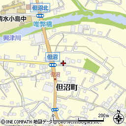 静岡県静岡市清水区但沼町608-3周辺の地図