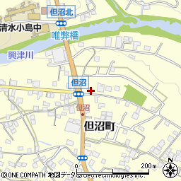 静岡県静岡市清水区但沼町608周辺の地図