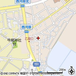 滋賀県野洲市西河原2304周辺の地図