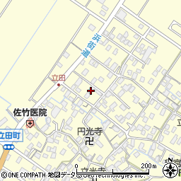 滋賀県守山市立田町1680周辺の地図