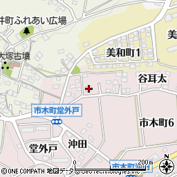 愛知県豊田市市木町谷耳太49周辺の地図