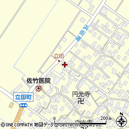滋賀県守山市立田町1706周辺の地図