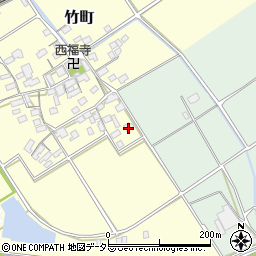 滋賀県近江八幡市竹町356周辺の地図