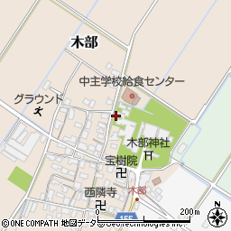 滋賀県野洲市木部819周辺の地図