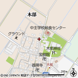 滋賀県野洲市木部817周辺の地図