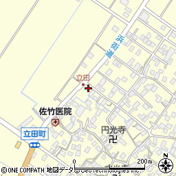 滋賀県守山市立田町1707周辺の地図