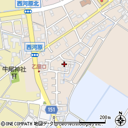 滋賀県野洲市西河原2309周辺の地図