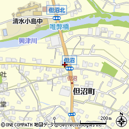 静岡県静岡市清水区但沼町593周辺の地図