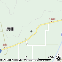 兵庫県丹波篠山市奥畑121周辺の地図