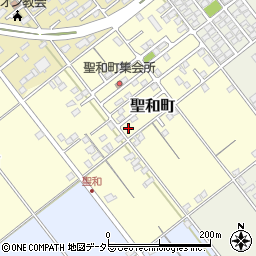 滋賀県東近江市聖和町周辺の地図