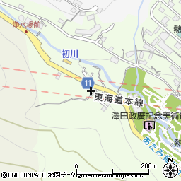 日本通運株式会社　熱海センター周辺の地図