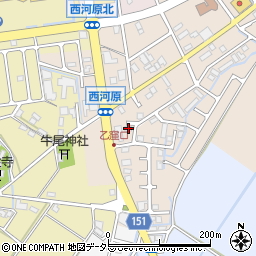 滋賀県野洲市西河原2291周辺の地図